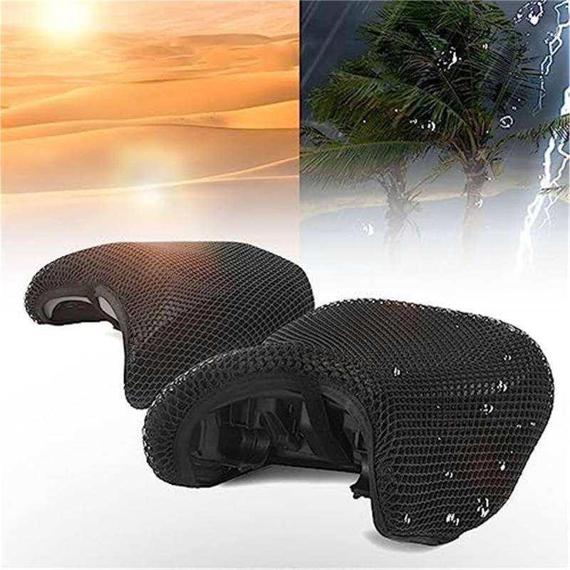MEXWLOP Motorrad Anti-Rutsch 3D Mesh Stoff, for Sitz, Abdeckung Atmungsaktiv Wasserdicht Kissen, for, R 1250 RS R 1250 R R1250RS R1250R Zubehör Motorrad-Sitzbezug von MEXWLOP
