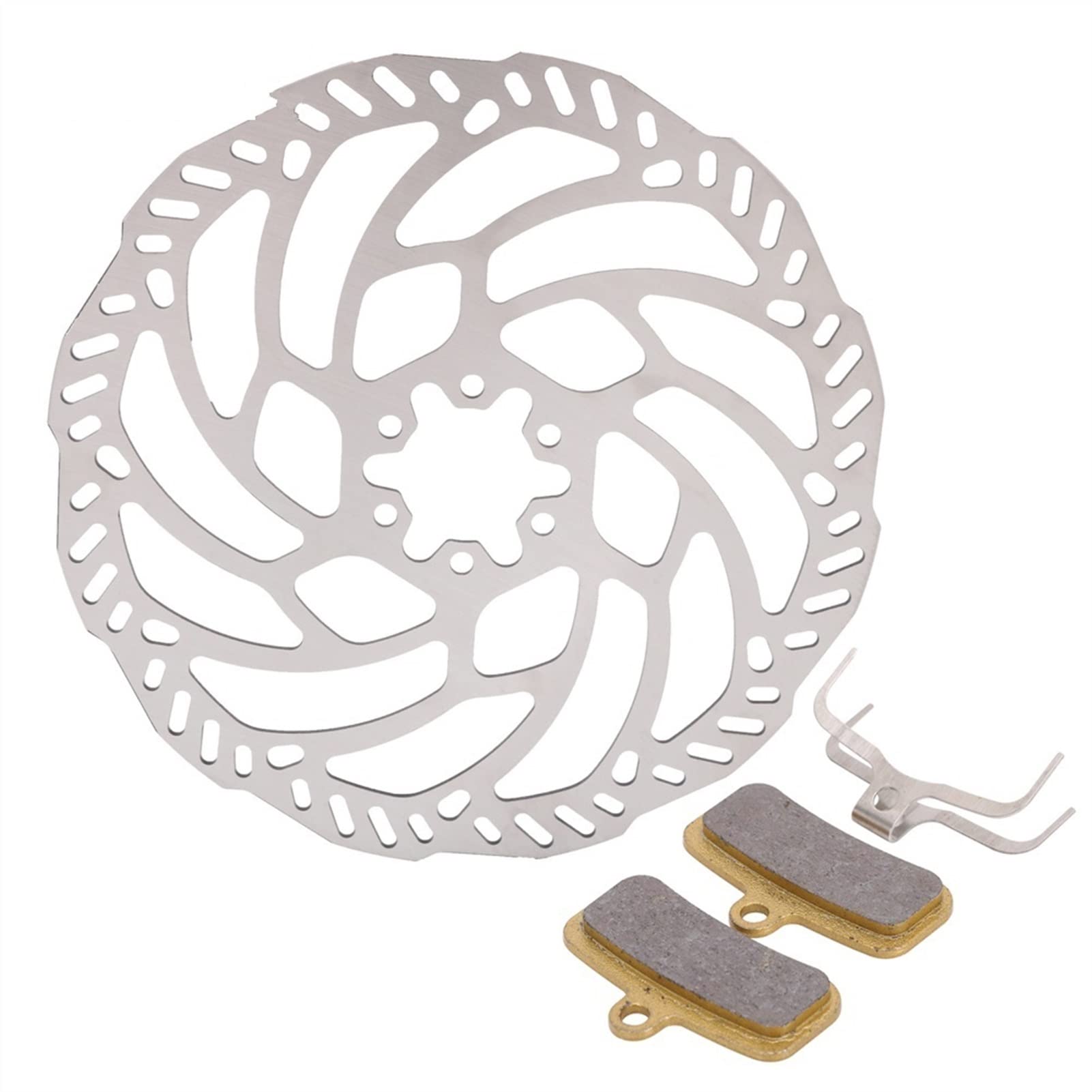 MEXWLOP Motorrad Vorne Hinten Bremsscheiben Rotoren Bremsbeläge Sur Ron Sur- Ron Surron Elektrische Cross-Country Bike Motorrad Bremsscheibe(Front Set) von MEXWLOP