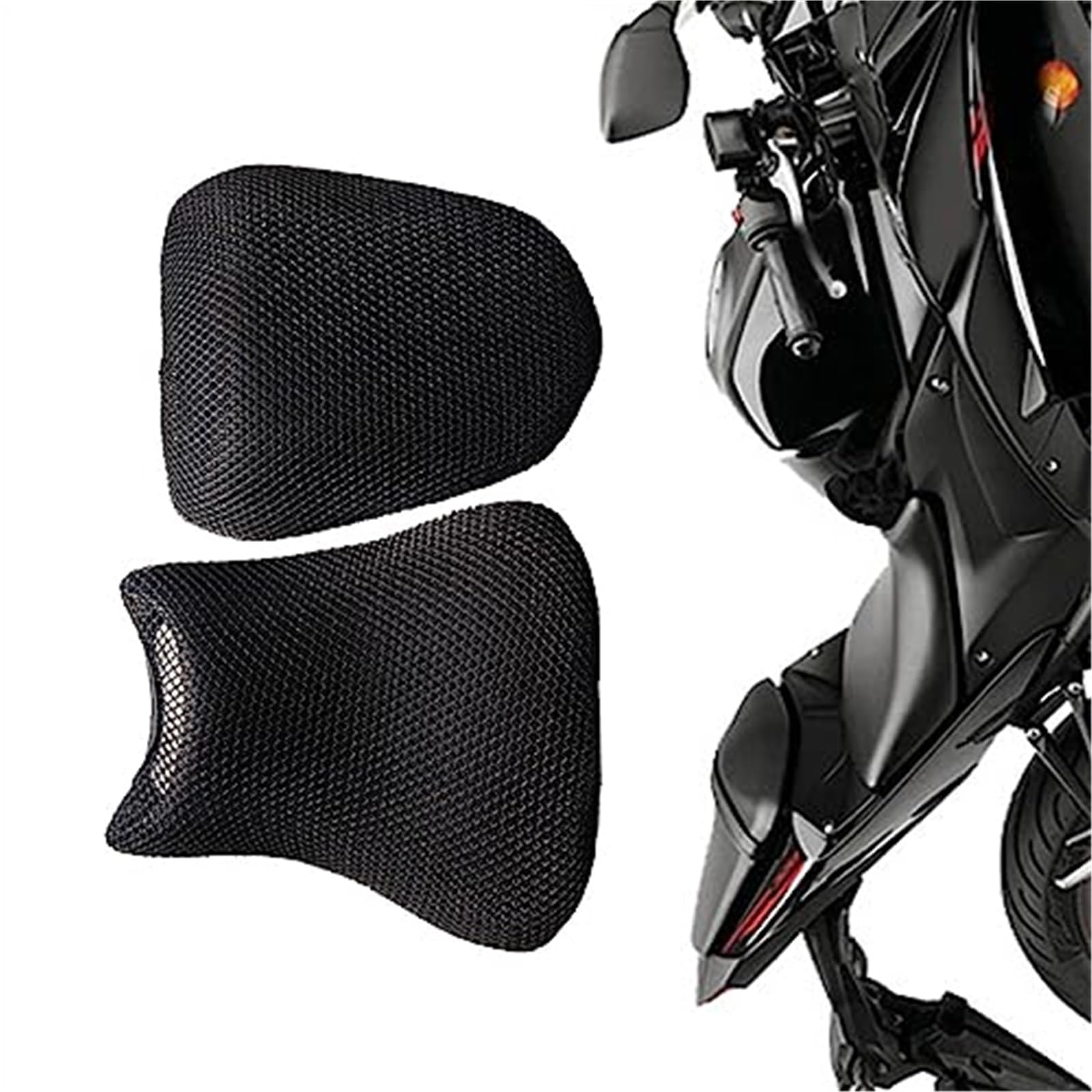 MEXWLOP Motorrad YZF-R3 Hinten, for Sitz, Motorhaubenabdeckung, wasserdichtes, sonnendichtes Isoliernetz, 3D-Mesh, for Sitz, Abdeckungsschutzzubehör, for R3-Zubehör Motorrad-Sitzbezug MEXWLOP Motorrad YZF-R3 Hinten, for Sitz, Motorhaubenabdeckung, wasserdichtes, sonnendichtes Isoliernetz, 3D-Mesh, for Sitz, Abdeckungsschutzzubehör, for R3-Zubehör Motorrad-Sitzbezug von MEXWLOP