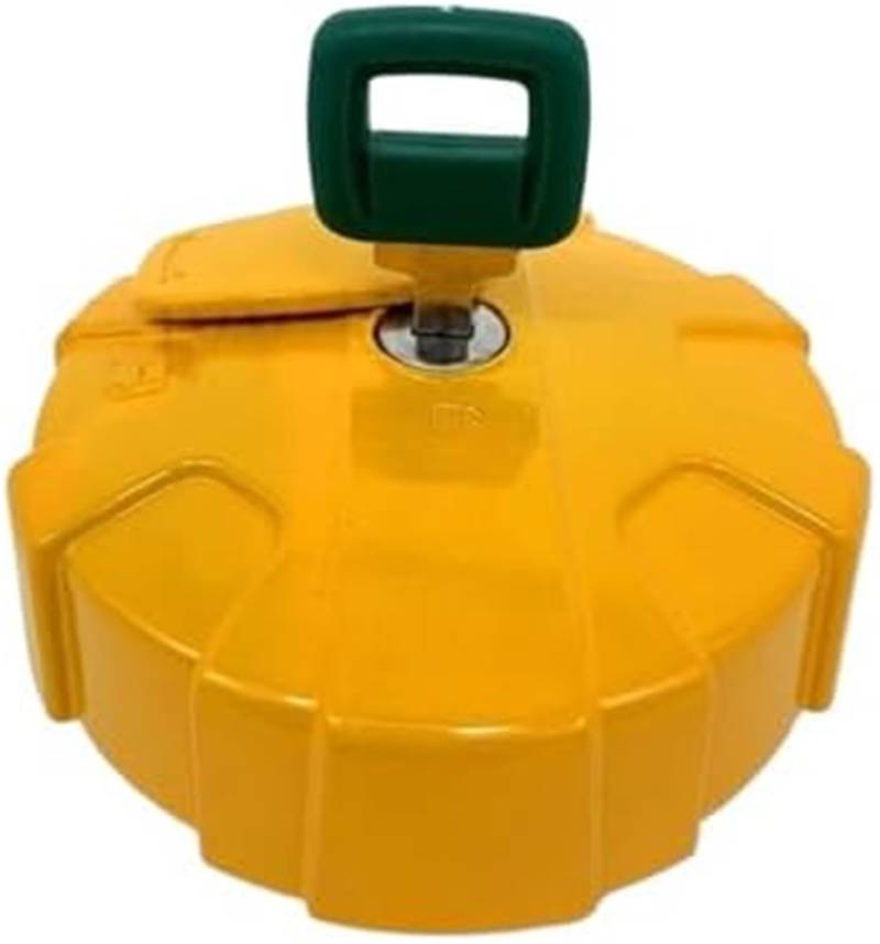 MEXWLOP Öldeckel Tankdeckel 14720142, for Volvo, Radbaggerlader mit 1 Schlüssel 11039228 Kraftstofftank für Bagger von MEXWLOP