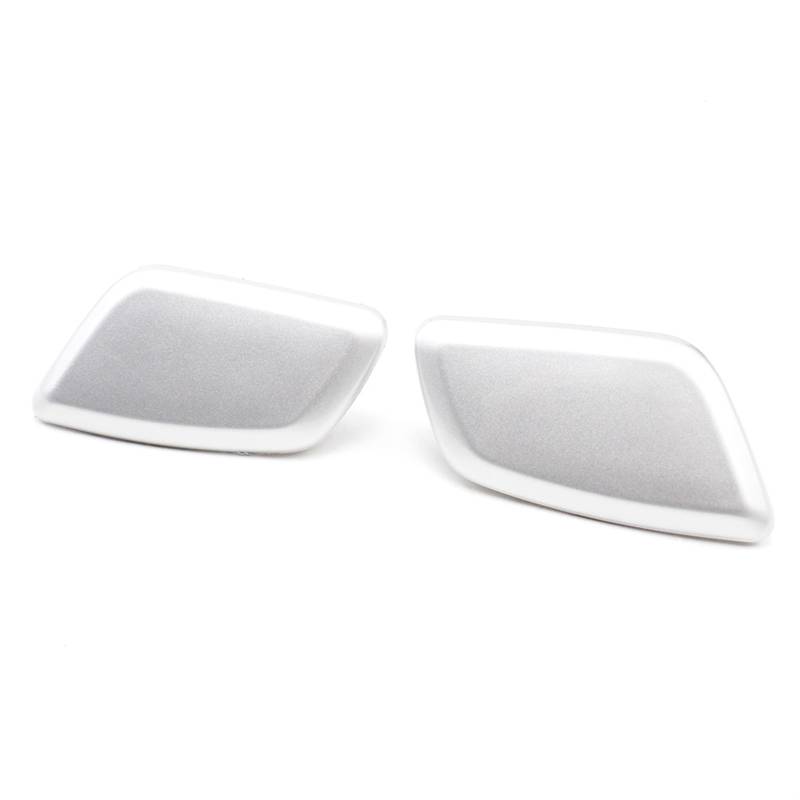 MEXWLOP Paar Silber vorne Links rechts Scheinwerfer Scheinwerferwaschanlage Sprühdüsenabdeckung, for, for Chrysler, for Sebring 2007–2010 Kappe für Scheinwerferwaschdüse von MEXWLOP