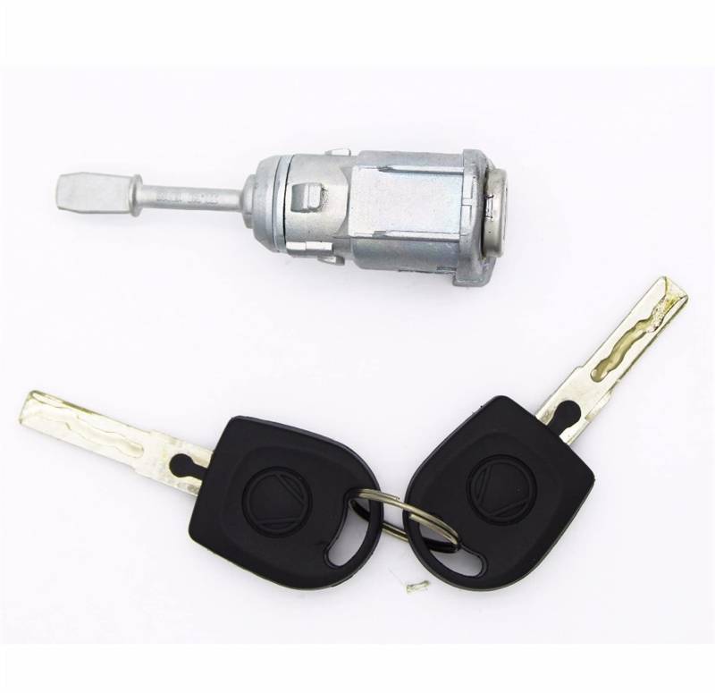 MEXWLOP RECHTER TÜRSCHLOSSZYLINDER mit 2 SCHLÜSSELN, for VW, for Passat, for Seat, Toledo 1999-2006 3B0837168 von MEXWLOP