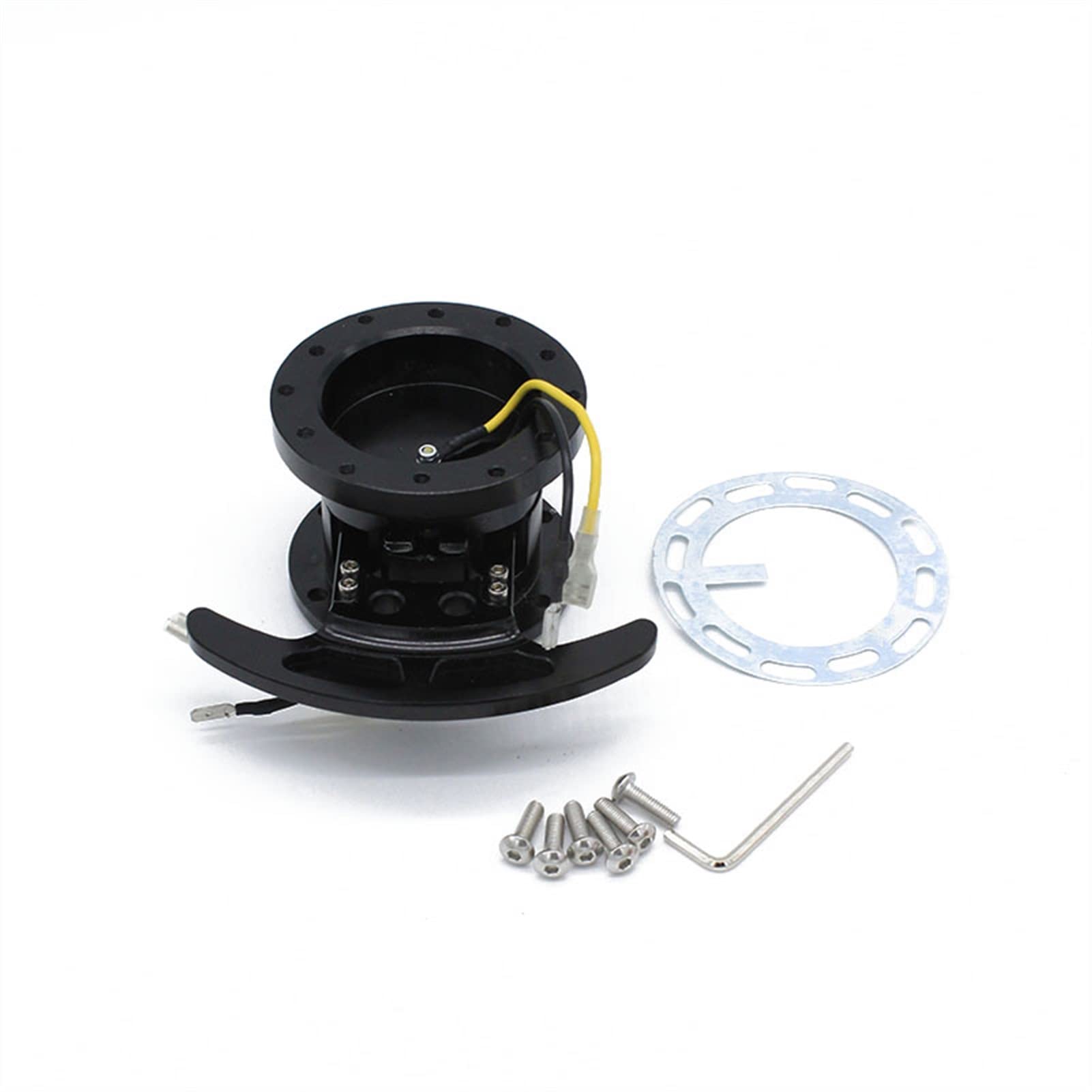 MEXWLOP Racing Lenkrad Quick Release Hub Kit Adapter Körper Abnehmbare Snap Off Boss Kit Auto-Lenkradnabe MEXWLOP Racing Lenkrad Quick Release Hub Kit Adapter Körper Abnehmbare Snap Off Boss Kit Auto-Lenkradnabe von MEXWLOP