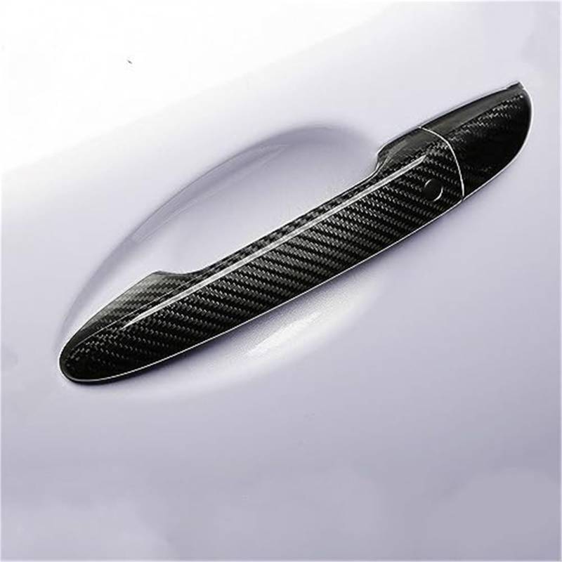 MEXWLOP Rechtslenker, for Mazda, CX-9 CX9 CX 9 2016 2017 2018 2019 2020 Kohlefaser-Autotürgriffabdeckung Türgriffabdeckung aus Kohlefaser(Black 1 Keyhole 0 Button) von MEXWLOP