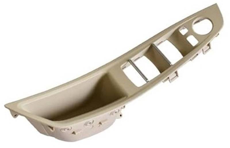 MEXWLOP Rotbraune Innentürgriff-Armlehnen-Limousinenverkleidung, for, 5 Serie F10 F11 520i 525d 535i 550i 523i 51417225853 Autotür-Zuziehgriff(Beige-White-Panel) von MEXWLOP