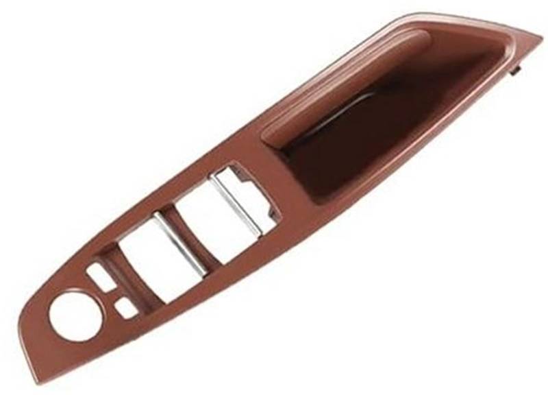 MEXWLOP Rotbrauner LHD-Auto-Innentürgriff, for, 5er F10 F11 520d 525d 530d 535i Innenverkleidung, Zugverkleidungsabdeckung 51417225854 Autotür-Zuziehgriff(Red-Brown-Panel) von MEXWLOP