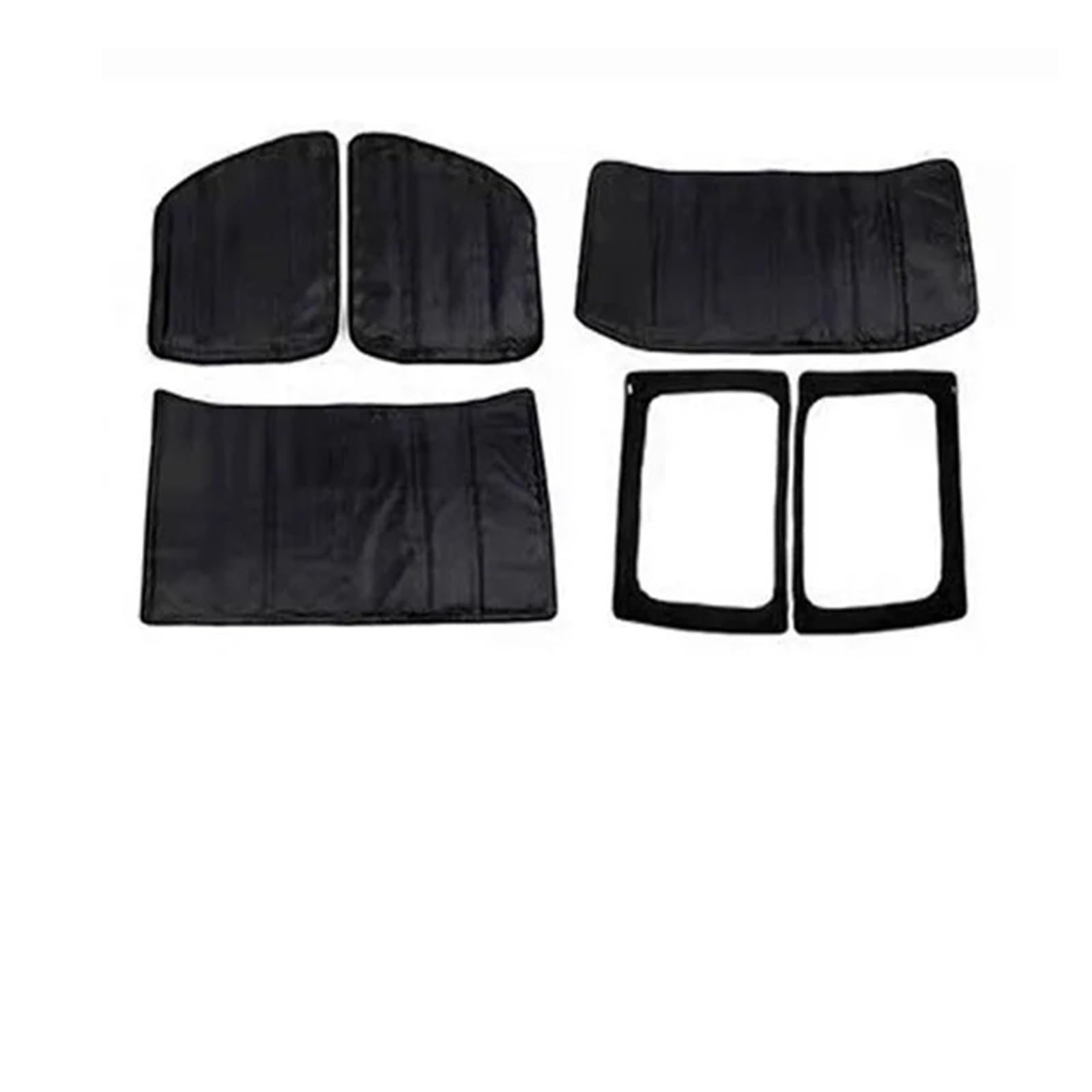 MEXWLOP Schalldämmendes Pad, for Jeep, for Wrangler JK 12–17, JL 18–21, 2/4-Türer, Hardtop, Heckscheibe, Decke, Dach, Wärmedämmung aus Baumwolle Heckstoßstangenschutz fürs Auto(6PCS JL 4-Door) von MEXWLOP