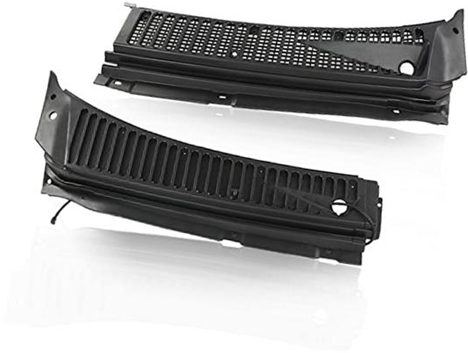MEXWLOP Scheibenwischer-Lüftungshaube, Bildschirmabdeckung, Gitter, Ford, 1999–2007 F250 F350 3C3Z-25022A68-AAA, 4C3Z-25022A69-AAA Auto-Scheibenwischerabdeckung MEXWLOP Scheibenwischer-Lüftungshaube, Bildschirmabdeckung, Gitter, Ford, 1999–2007 F250 F350 3C3Z-25022A68-AAA, 4C3Z-25022A69-AAA Auto-Scheibenwischerabdeckung von MEXWLOP