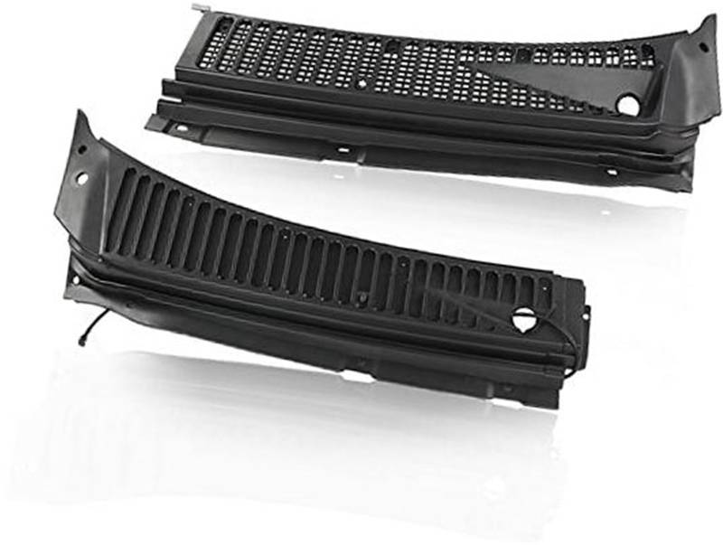 MEXWLOP Scheibenwischer-Lüftungshaube, Bildschirmabdeckung, Gitter, Ford, 1999–2007 F250 F350 3C3Z-25022A68-AAA, 4C3Z-25022A69-AAA Auto-Scheibenwischerabdeckung von MEXWLOP