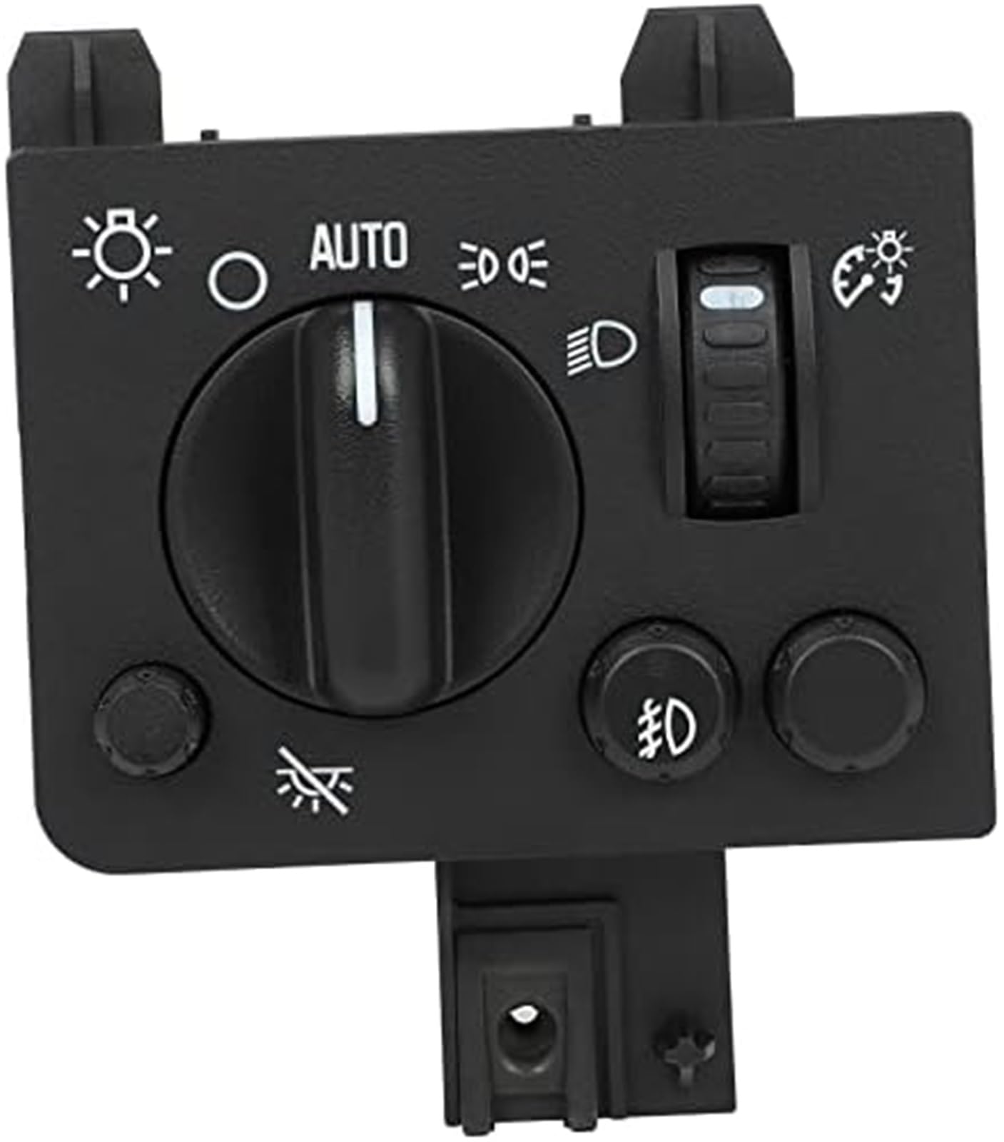 MEXWLOP Scheinwerferschalter, for Chevrolet Colorado 2004-2012, for GMC Canyon 2004-2012 Ersetzt 15187088 Scheinwerfer-Dimmschalter Scheinwerferschalter(Black 2004-2012) von MEXWLOP