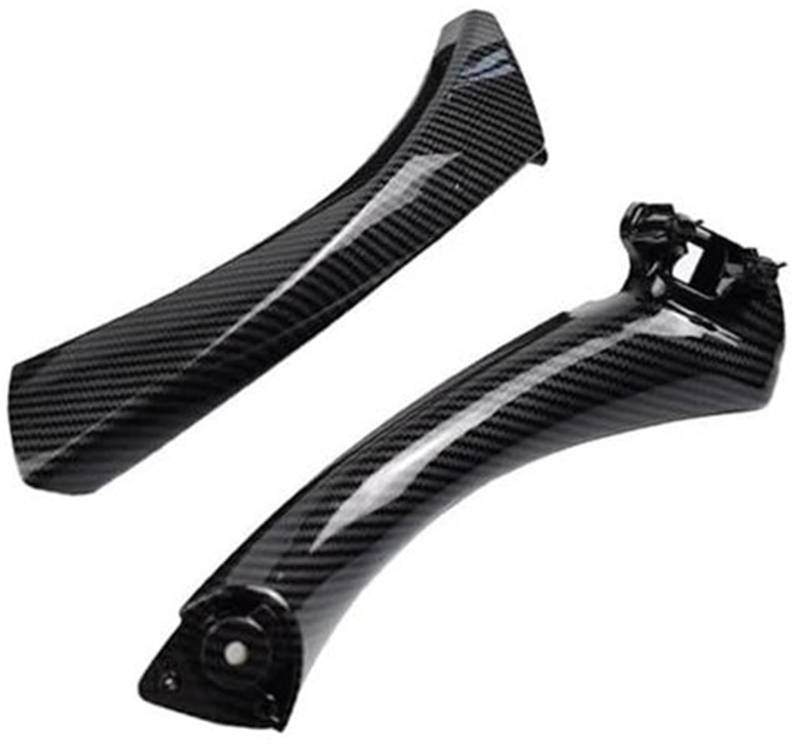 MEXWLOP Schwarz Beige Links Rechts Auto Innengriff Innentür Armlehne Panel Pull Trim Abdeckung, for, 3 Serie E90 E91 328 330 335 51417230849 Autotür-Zuziehgriff(Carbon Fiber-Right) von MEXWLOP