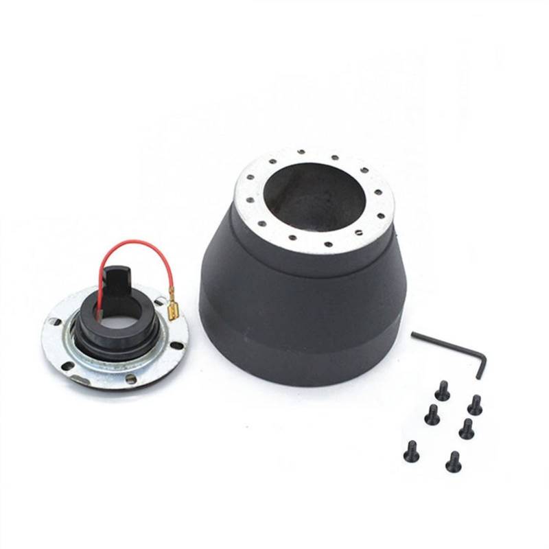 MEXWLOP Schwarzes Racing Lenkradnabenadapter-Kit, for, E30 325 Auto-Lenkradnabe von MEXWLOP
