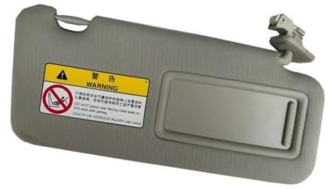 MEXWLOP Seitliche Sonnenblende, for Mazda, for CX-5 Cx5 2012-2024 Auto vorne graue Sonnenblende Panel mit Make-up-Spiegel Licht Sonnenblende vordere seitliche Sonnenblende Auto-Sonnenblende von MEXWLOP