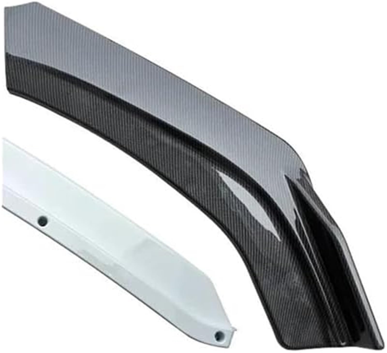 MEXWLOP Splitter, for Hyundai, for Sonata 2015-2017 Frontstoßstangenspoiler Carbon-Oberflächenschutzplatte Lippenkörper-Kit Kinnschaufel-Lippensplitter(Carbon-Oberfläche-rot) aerodynamische Stoßstange von MEXWLOP