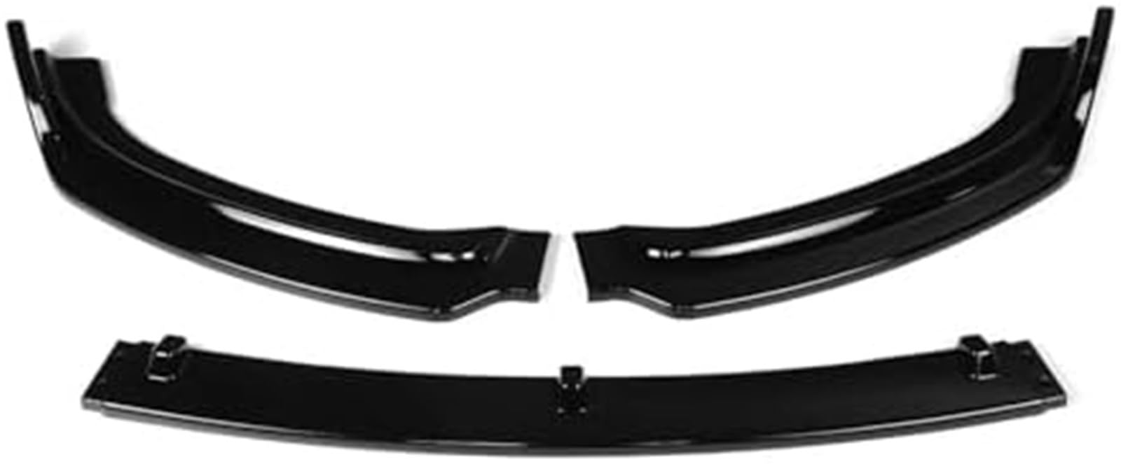 MEXWLOP Splitter 3-teilig, for BMW, 3er F30 F35 2016-2019 Auto-Frontstoßstangensplitter Lippendiffusor Spoilerschutzabdeckung Schutzdeflektorlippen Lippensplitter (Kohlefaseroptik) aerodynamische Stoß von MEXWLOP