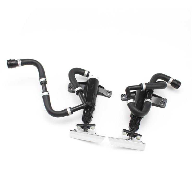 MEXWLOP Stoßstangen Scheinwerfer Scheinwerfer Waschanlage Düse mit Abdeckung Set 85208-50030 85207-50030, for, for Lexus, for LS460 2007-2009 Kappe für Scheinwerferwaschdüse(Pair) von MEXWLOP