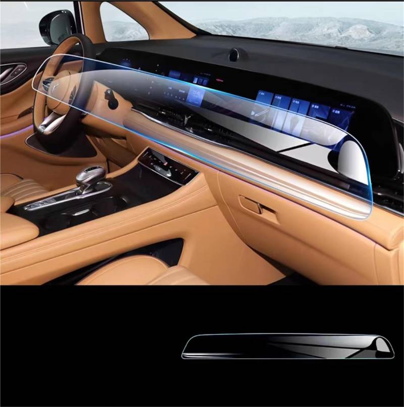 MEXWLOP TPU-Bildschirmschutzfolie for Voyah, Dream 2022 2023, LCD-GPS-Navigation und Armaturenbrett Blendfreie Autoscheibenfolie von MEXWLOP