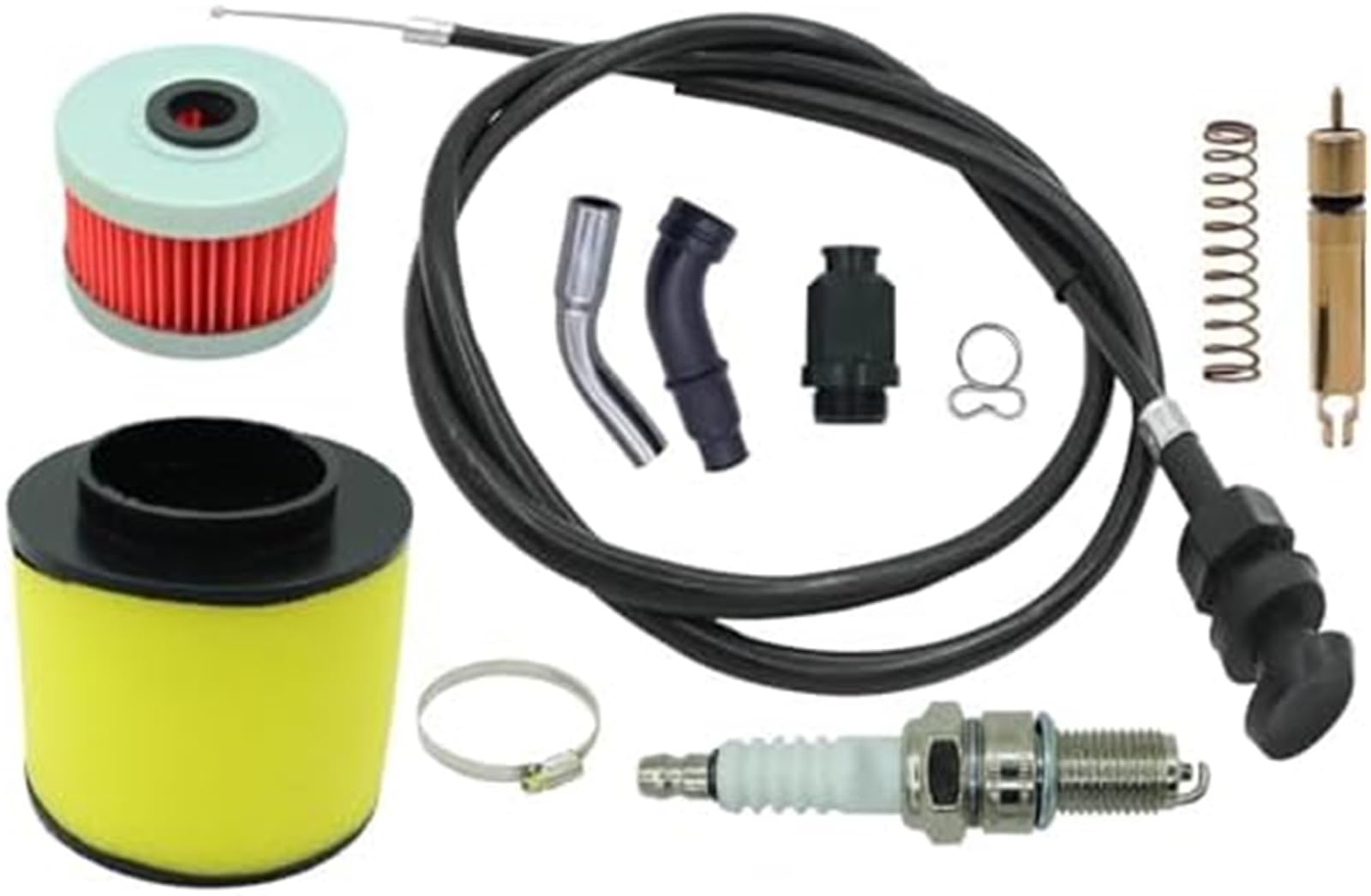 MEXWLOP TRX350 Vergaser-Choke-Kabel, Starterventil-Plunger-Kit Ersatz, for TRX350, for Rancher, 350 2000-2006 mit Luftfilter-Ölfilter-Tune-Up-Kit # 17950-HN0-A12 MEXWLOP TRX350 Vergaser-Choke-Kabel, Starterventil-Plunger-Kit Ersatz, for TRX350, for Rancher, 350 2000-2006 mit Luftfilter-Ölfilter-Tune-Up-Kit # 17950-HN0-A12 von MEXWLOP