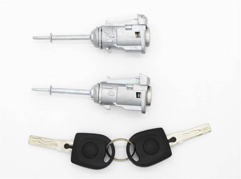 MEXWLOP TÜRSCHLOSSZYLINDER Links RECHTS MIT 2 SCHLÜSSELN, for VW, for Seat, Ibiza Cordoba, for Caddy, 1996-2009 6L3837167 6L3837168B von MEXWLOP