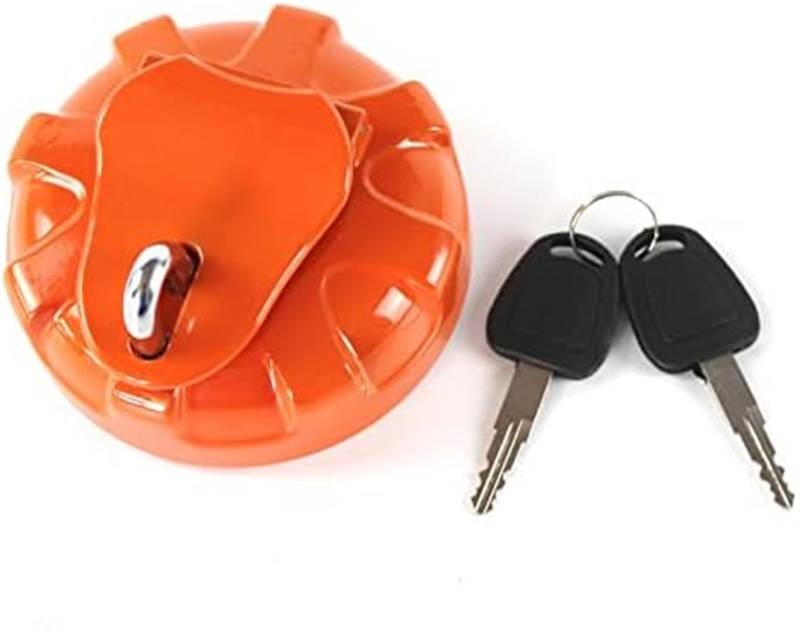 MEXWLOP Tankdeckel mit 2 Schlüsseln for Daewoo, Doosan DH300, abschließbarer Tankdeckel, Baggeröl, Modellmotorteile Kraftstofftank für Bagger von MEXWLOP