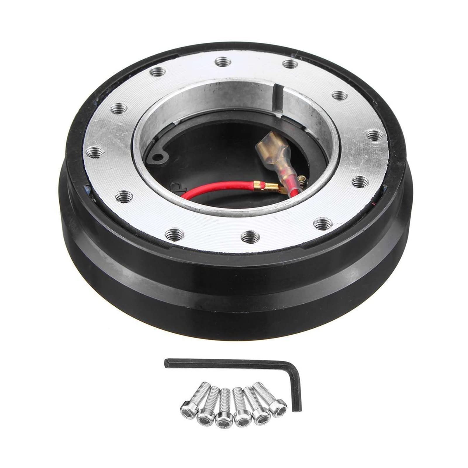 MEXWLOP Universal Aluminium Auto Lenkrad Quick Release Hub Naben Adapter Snap Off Boss Kit Dünne Kurze Stytle Auto-Lenkradnabe MEXWLOP Universal Aluminium Auto Lenkrad Quick Release Hub Naben Adapter Snap Off Boss Kit Dünne Kurze Stytle Auto-Lenkradnabe von MEXWLOP