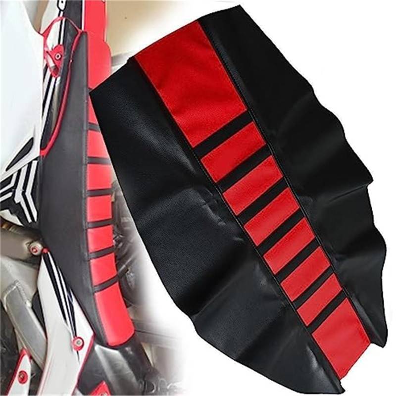 MEXWLOP Universal Gripper Soft Motorcycle, for Sitz, Cover Rib Skin Rubber Dirt Bike, for 150 230 250 450 1000 R RX XFLM Rally L Zubehör (Farbe: Gsx-s1000 Motorrad-Sitzbezug von MEXWLOP
