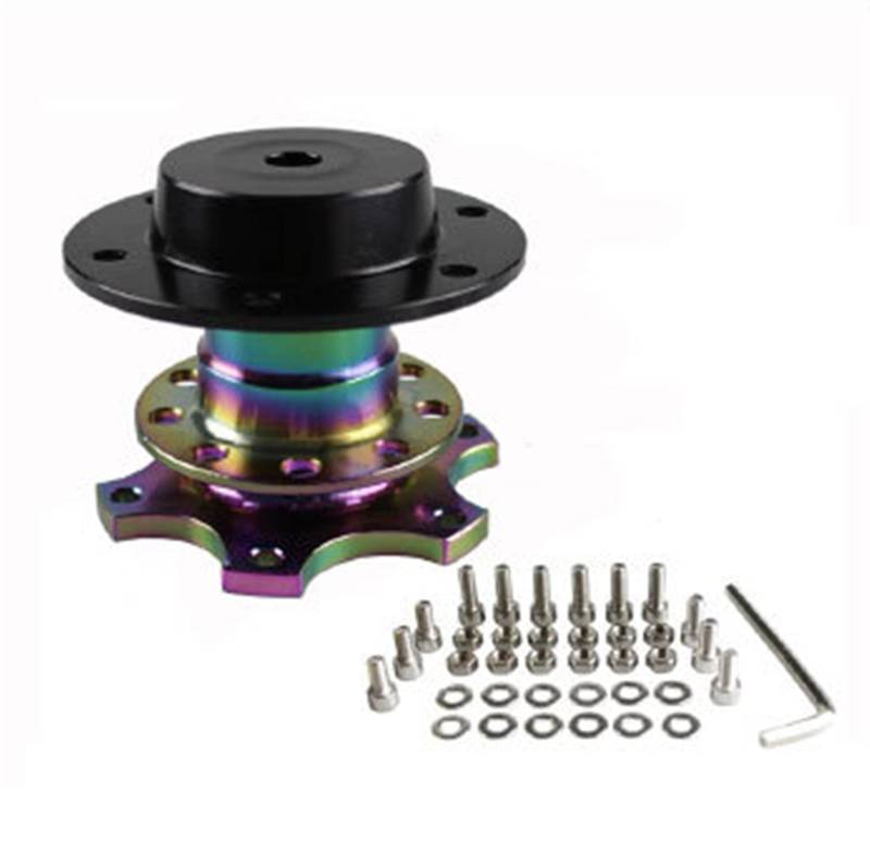 MEXWLOP Universal Lenkrad Schnellspanner Naben Boss Kit Radnabenadapter 6 Loch Lenkradnabe Auto-Lenkradnabe(Multi) von MEXWLOP