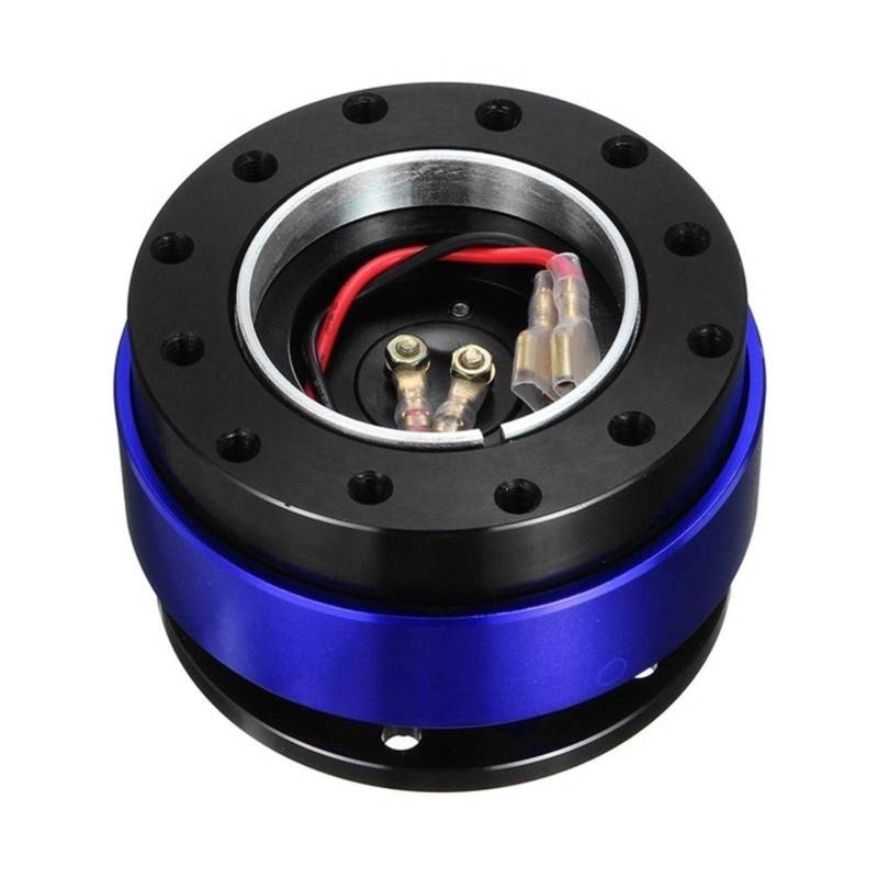 MEXWLOP Universal Lenkrad Snap Off Quick Release Hub Adapter Boss Kit 6061 T6 Bittet Aluminium Auto-Lenkradnabe(Blue) von MEXWLOP