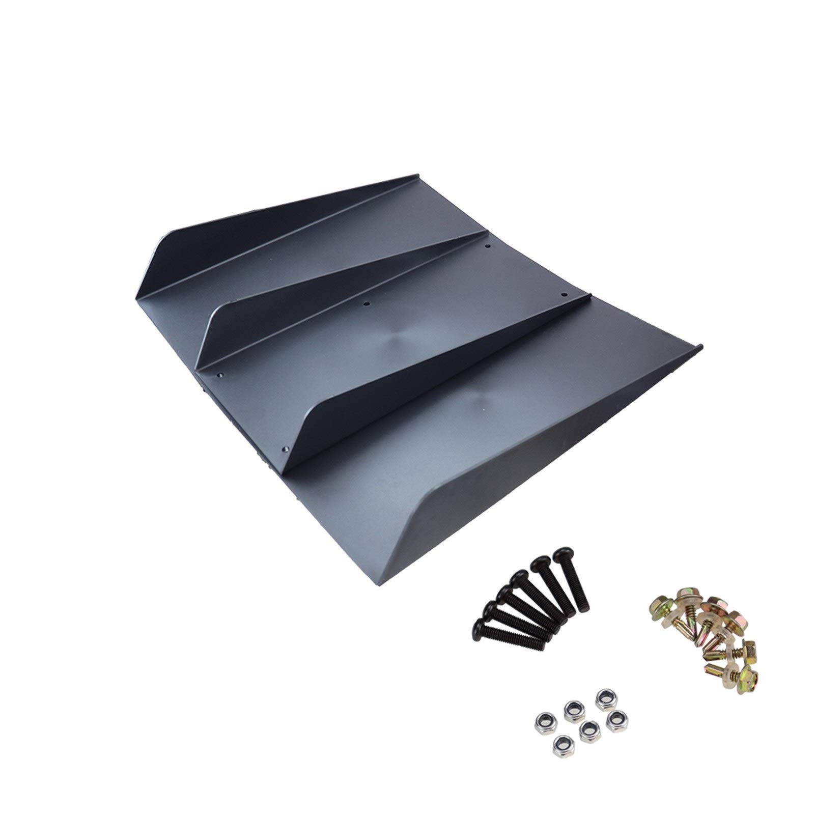 MEXWLOP Universal Schwarz ABS Auto Heckspoiler Dekoration Fin 4 Flossen Diffusor Heckstoßstange Diffusor Lippe 22 X 21 Autospoilerverkleidung MEXWLOP Universal Schwarz ABS Auto Heckspoiler Dekoration Fin 4 Flossen Diffusor Heckstoßstange Diffusor Lippe 22 X 21 Autospoilerverkleidung von MEXWLOP