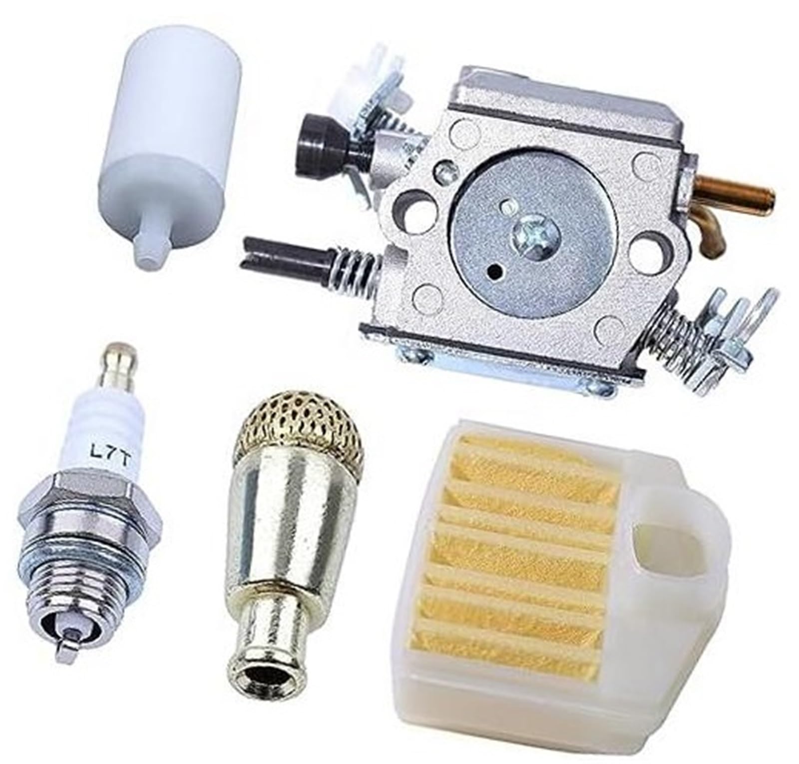 MEXWLOP Vergaser-Luftfilter, Heizölfilter, Zündkerzensatz, for Husqvarna, 365 362 371 372 372XP Kettensägenmotor-Motorteile Rasenmäher-Zündkerze MEXWLOP Vergaser-Luftfilter, Heizölfilter, Zündkerzensatz, for Husqvarna, 365 362 371 372 372XP Kettensägenmotor-Motorteile Rasenmäher-Zündkerze von MEXWLOP