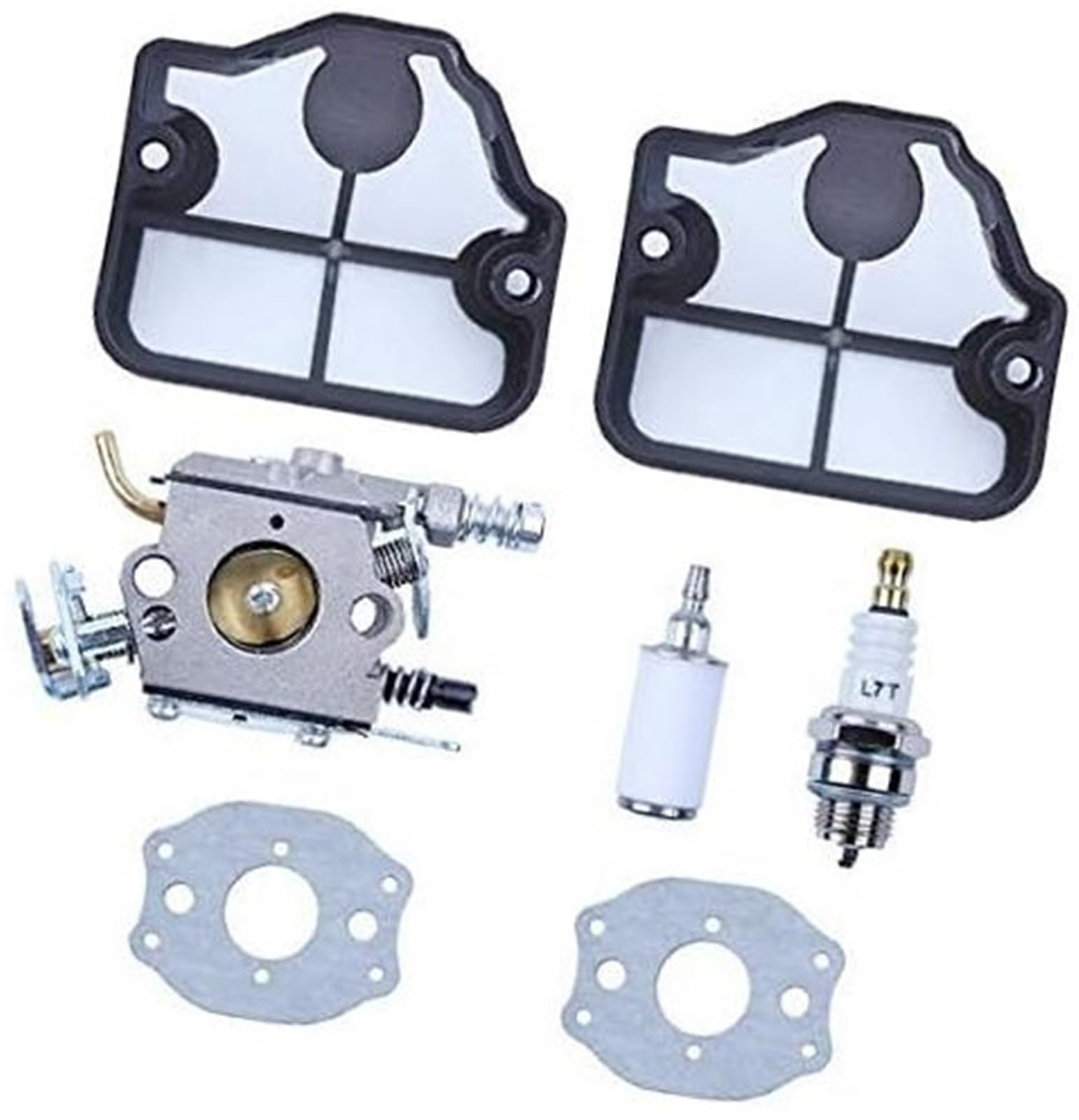 MEXWLOP Vergaser mit Dichtung, Luftfilter, Zündkerzensatz for Husqvarna 36 41 136 136LE 137 137E 141 141LE 142 142E Kettensäge Rasenmäher-Zündkerze MEXWLOP Vergaser mit Dichtung, Luftfilter, Zündkerzensatz for Husqvarna 36 41 136 136LE 137 137E 141 141LE 142 142E Kettensäge Rasenmäher-Zündkerze von MEXWLOP