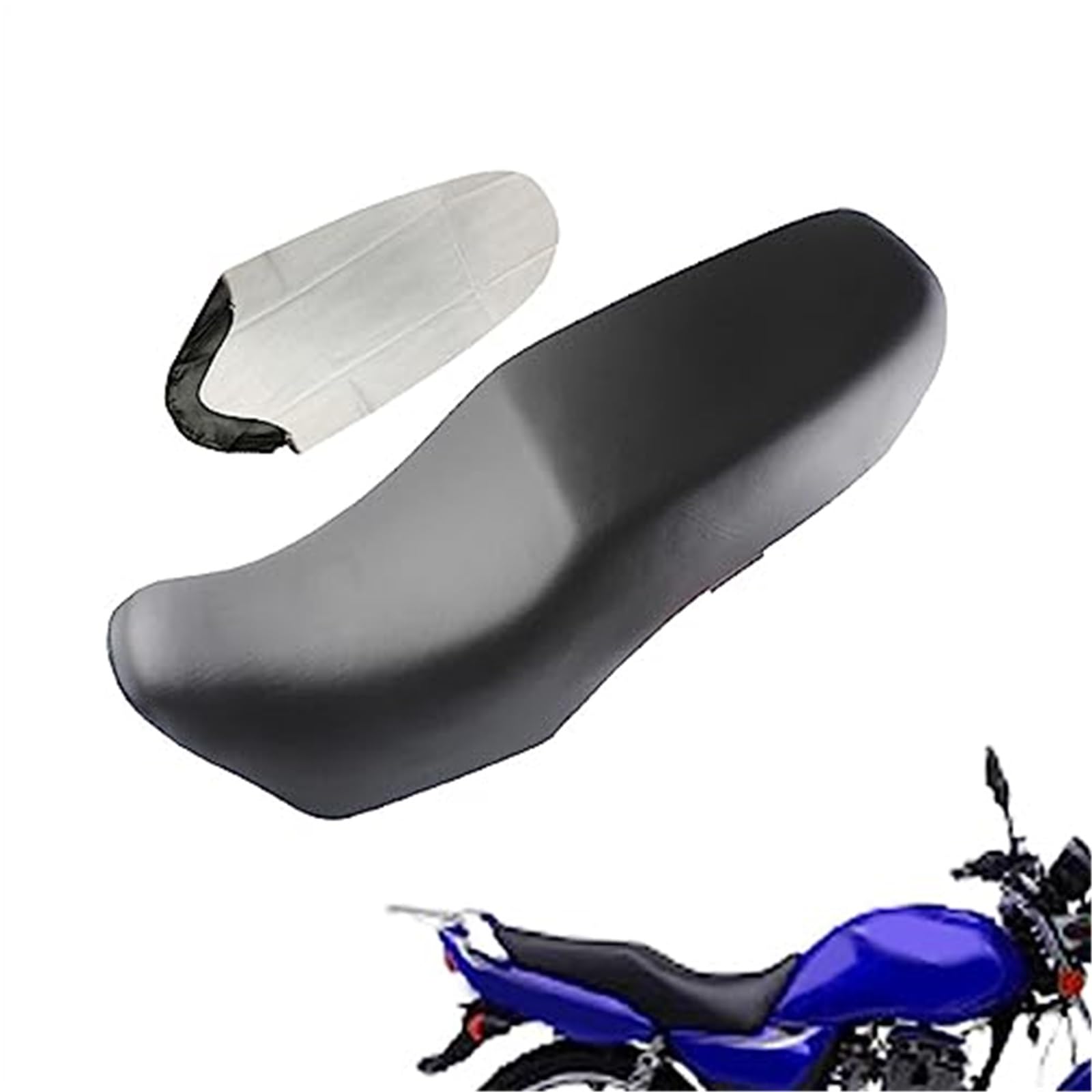 MEXWLOP Wasserdichtes PU-Leder-Motorrad, for Sitz, Bezug, for EN125-2F-2E-2A EN150, for Sitz, Kissenbezug-Zubehör Motorrad-Sitzbezug MEXWLOP Wasserdichtes PU-Leder-Motorrad, for Sitz, Bezug, for EN125-2F-2E-2A EN150, for Sitz, Kissenbezug-Zubehör Motorrad-Sitzbezug von MEXWLOP