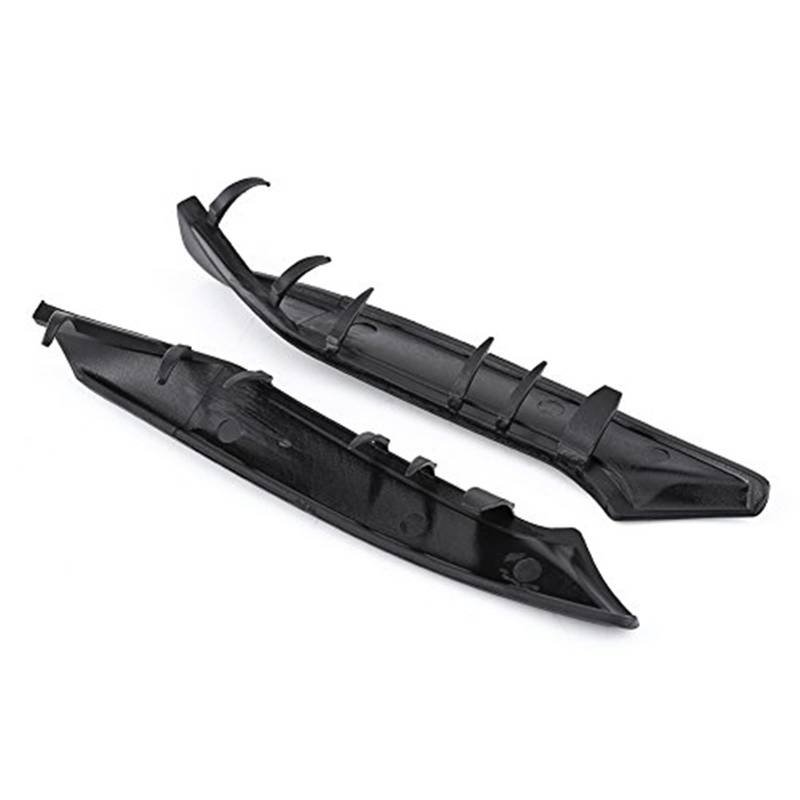 MEXWLOP Windschutzscheibenverkleidung, Scheibenwischerverkleidung, Entlüftungsgitter-Abdeckplatten-Kit, Scheibenwischerverkleidungssatz ABS-Endscheibenwischerverkleidung, for F-150, 2004 2008, for Mar von MEXWLOP