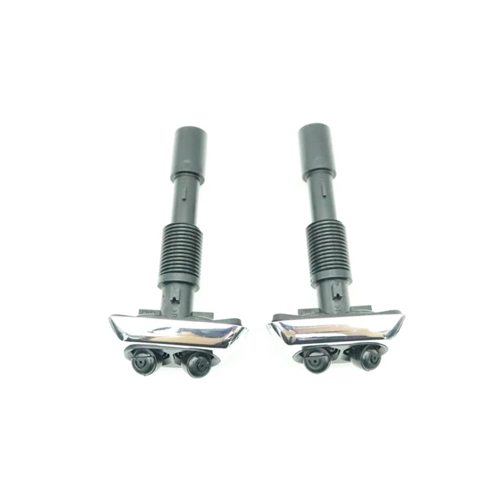MEXWLOP for, E38 7-Serie 740i 750iL1994-2001 Scheinwerfer-Scheinwerferwaschdüsen-Spray-Jet-Abdeckung, Chrom Kappe für Scheinwerferwaschdüse(1 Pair Chrome) von MEXWLOP