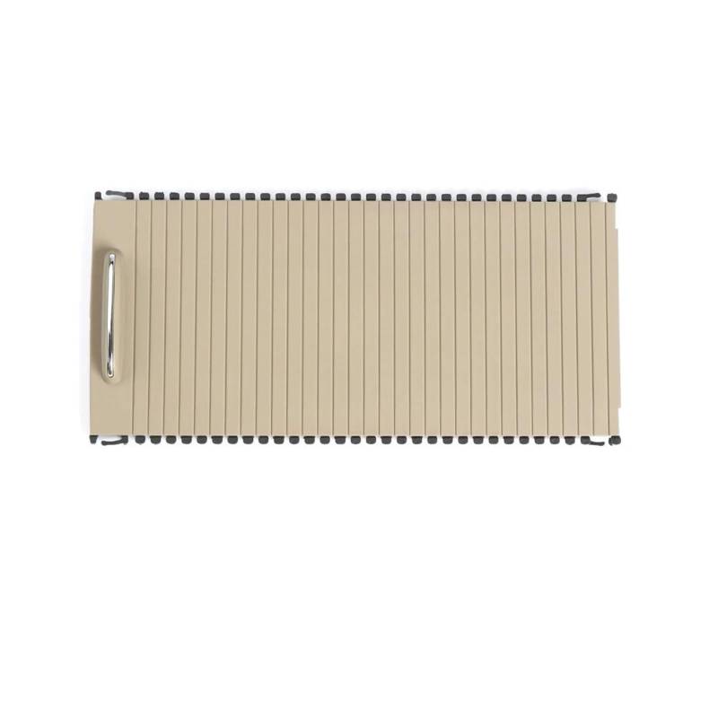 MEXWLOP for, for, Innenraum Mittelkonsole Getränkehalter Abdeckung Armlehne Aufbewahrungsbox Rollo Panel W204 W212 W207 C180 E260 E300 Schiebeabdeckung für Mittelkonsole(Model A Beige) von MEXWLOP