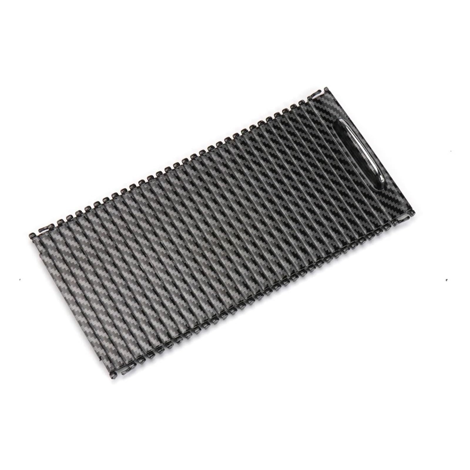 MEXWLOP for, for, Innenraum Mittelkonsole Getränkehalter Abdeckung Armlehne Aufbewahrungsbox Rollo Panel W204 W212 W207 C180 E260 E300 Schiebeabdeckung für Mittelkonsole(Model A Carbon Fiber) von MEXWLOP
