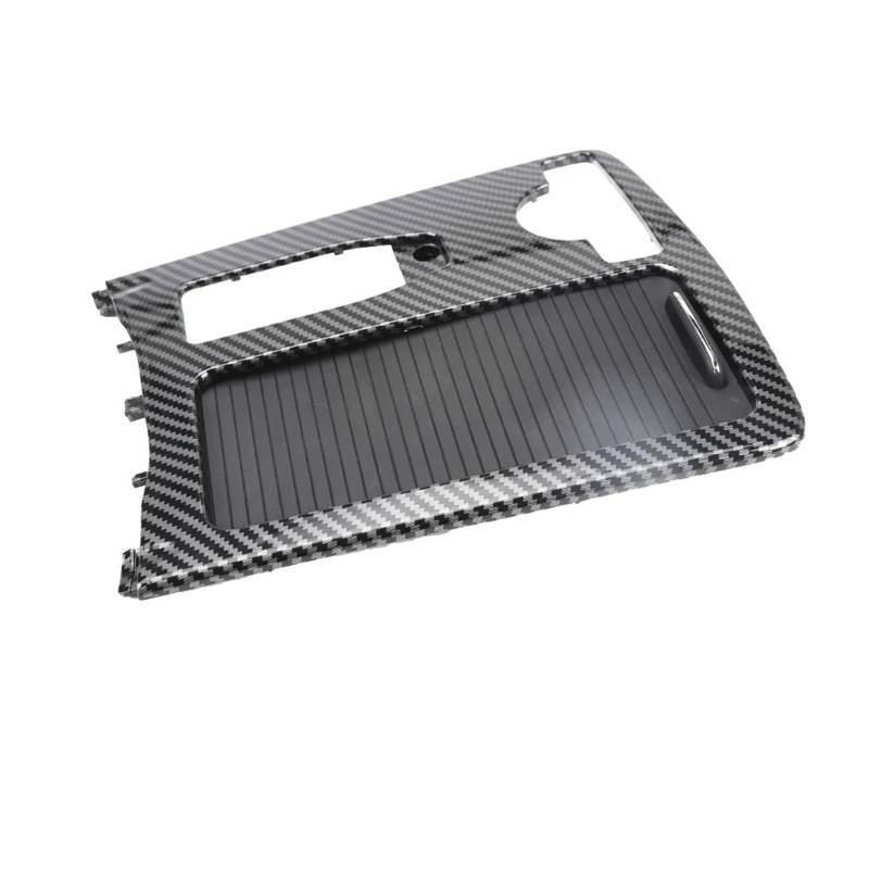 MEXWLOP for, for, Innenraum Mittelkonsole Getränkehalter Abdeckung Armlehne Aufbewahrungsbox Rollo Panel W204 W212 W207 C180 E260 E300 Schiebeabdeckung für Mittelkonsole(Model C Black Carbon) von MEXWLOP