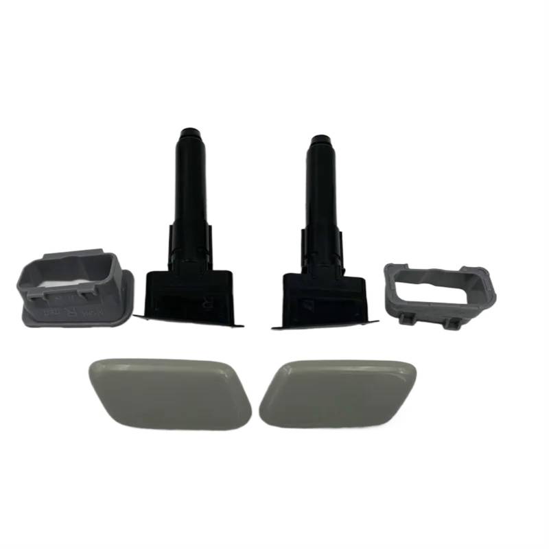 MEXWLOP for, for Infiniti, Q50 Q50L 2014-2017 Scheinwerfer Scheinwerfer Wasserpumpe Waschdüse Halterung/Abdeckung Reinigungskappe Kappe für Scheinwerferwaschdüse(6pcs Full Set) von MEXWLOP