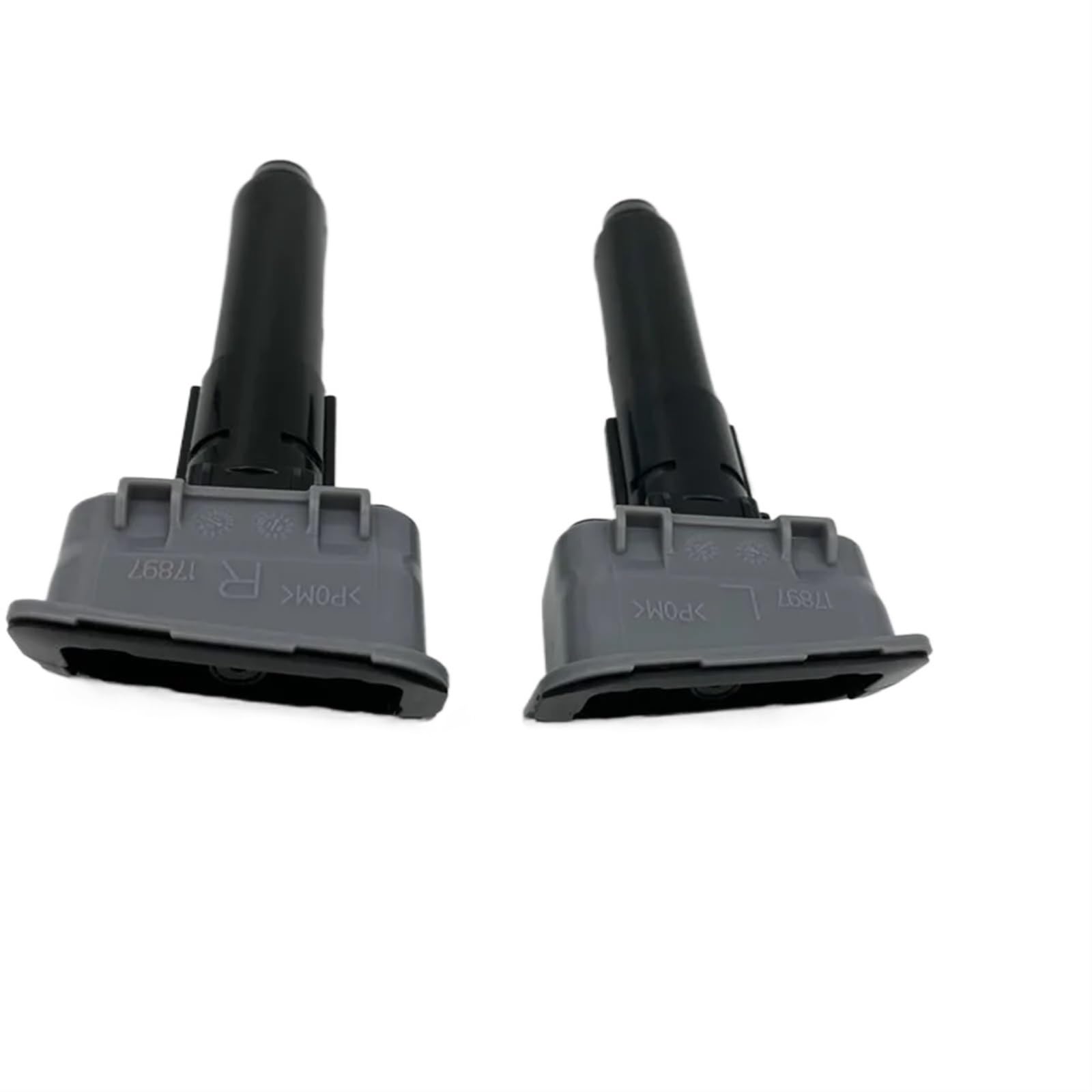 MEXWLOP for, for Infiniti, Q50 Q50L 2014-2017 Scheinwerfer Scheinwerfer Wasserpumpe Waschdüse Halterung/Abdeckung Reinigungskappe Kappe für Scheinwerferwaschdüse(Pair Nozzle Bracket) von MEXWLOP