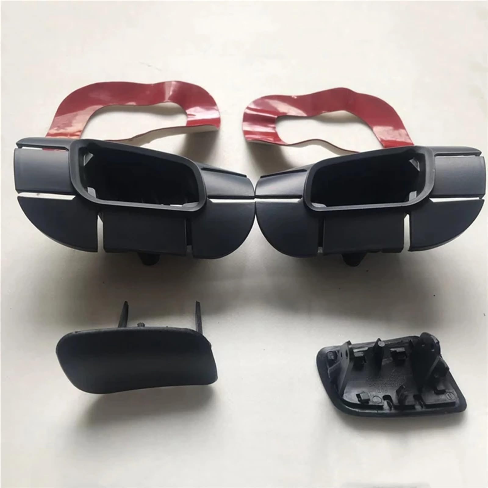 MEXWLOP for, for Porsche, for, for Cayenne, 9PA 2003-2006 Frontscheinwerfer-Waschdüsen-Jet-Trim-Abdeckungsset Kappe für Scheinwerferwaschdüse(All Set L and R) von MEXWLOP