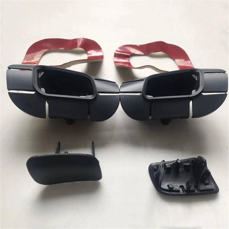 MEXWLOP for, for Porsche, for, for Cayenne, 9PA 2003-2006 Frontscheinwerfer-Waschdüsen-Jet-Trim-Abdeckungsset Kappe für Scheinwerferwaschdüse(All Set L and R) von MEXWLOP
