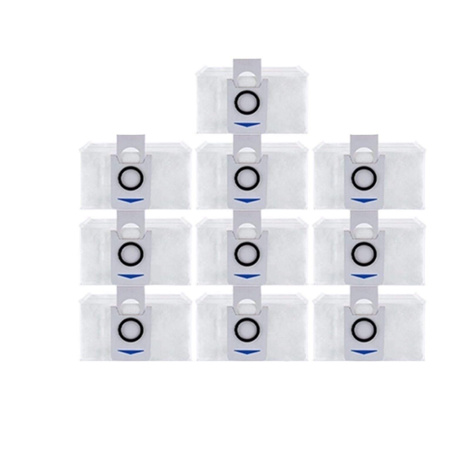 MEXWLOP for Ecovacs Deebot X1 Omni T10 Turbo Staubsauger Roboter Filter Seite Pinsel Reinigung Tuch Ersatzteile Staub Box Zubehör Roboter-Staubsauger-Kit(10PCS) von MEXWLOP