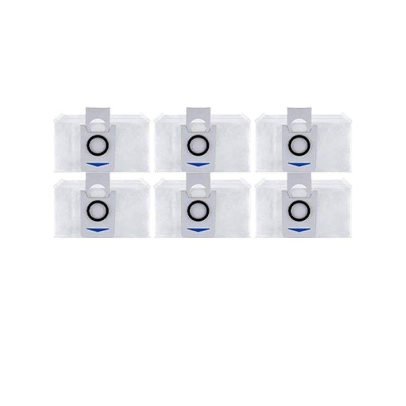 MEXWLOP for Ecovacs Deebot X1 Omni T10 Turbo Staubsauger Roboter Filter Seite Pinsel Reinigung Tuch Ersatzteile Staub Box Zubehör Roboter-Staubsauger-Kit(6PCS) von MEXWLOP