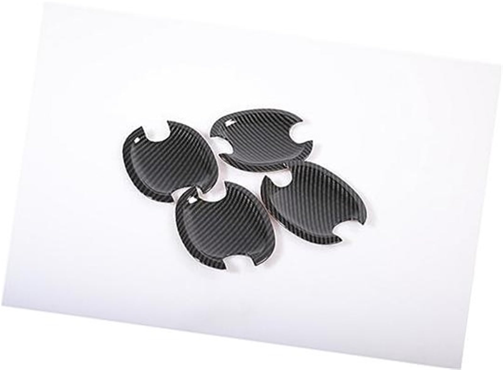 MEXWLOP for MK5, for Golf, Plus, for Golf, GTI 2006–2010, Kohlefaser, Chrom, Autotürgriffabdeckung, Schalenschale Türgriffabdeckung aus Kohlefaser(Black Carbon Bowl) von MEXWLOP