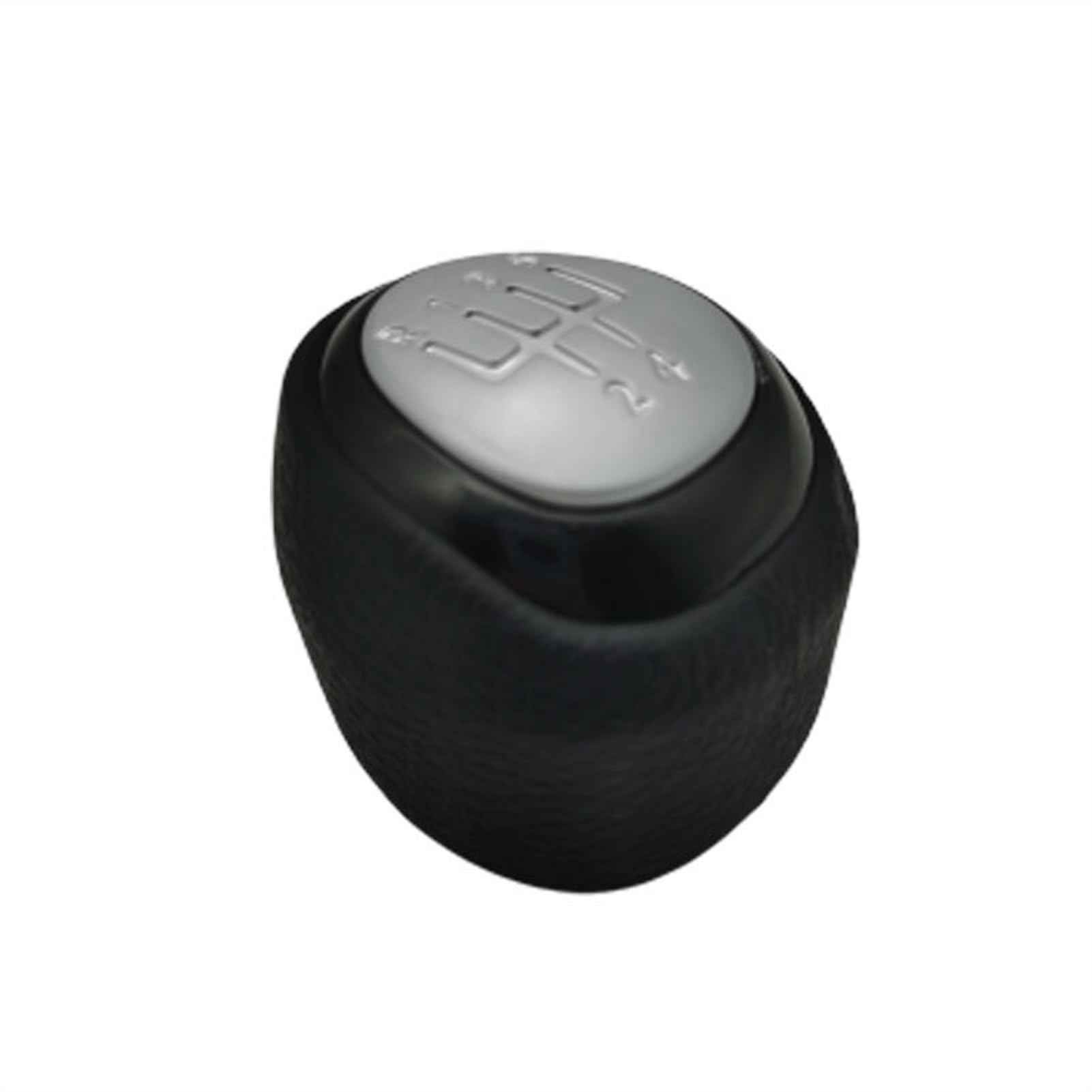 MEXWLOP for SAAB, 9-3 5/6-Gang-Auto-Shift-Schaltknauf mit echtem Leder überzogen 2003 2004 2005 2006 2007 2008-2012 Auto-Schaltknauf(5 Speed) von MEXWLOP