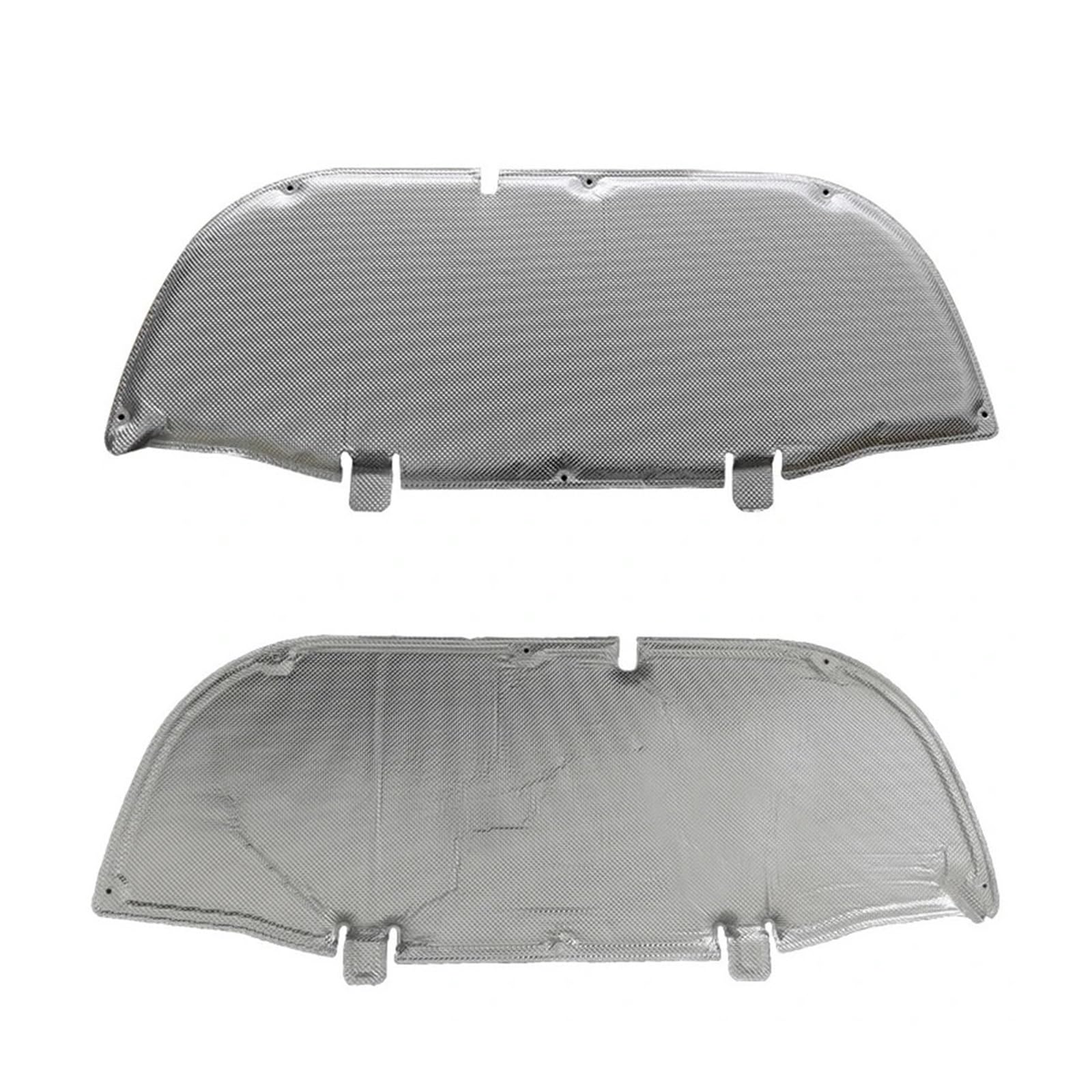 MEXWLOP for Toyota, for Corolla Cross 2020–2022, vordere Motorhaube, Schallwärmeisolierung, Wattepad, Aluminiumfolie/Schaumstoff-Mattenabdeckung Heckstoßstangenschutz fürs Auto(Aluminum Foil) von MEXWLOP