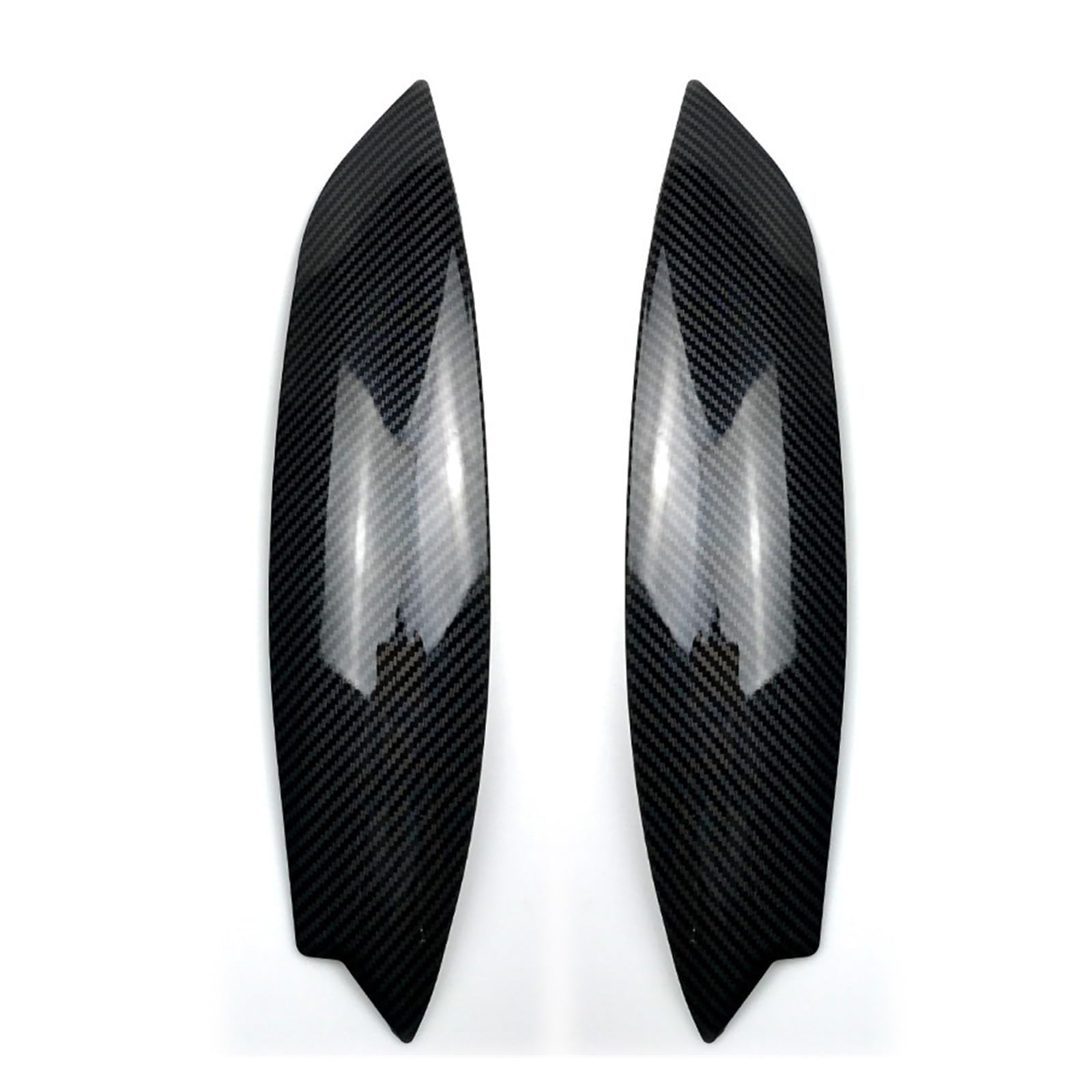 MEXWLOP for VW, for Golf 5 MK5 ABS glänzend schwarz Modifikationskits Autoscheinwerfer Augenbrauen Augenlider Abdeckung Aufkleber dekorativ Tönung für Autoscheinwerfer(Carbon Look) von MEXWLOP