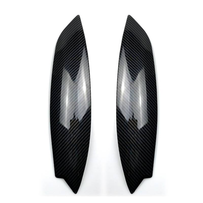 MEXWLOP for VW, for Golf 5 MK5 ABS glänzend schwarz Modifikationskits Autoscheinwerfer Augenbrauen Augenlider Abdeckung Aufkleber dekorativ Tönung für Autoscheinwerfer(Carbon Look) von MEXWLOP