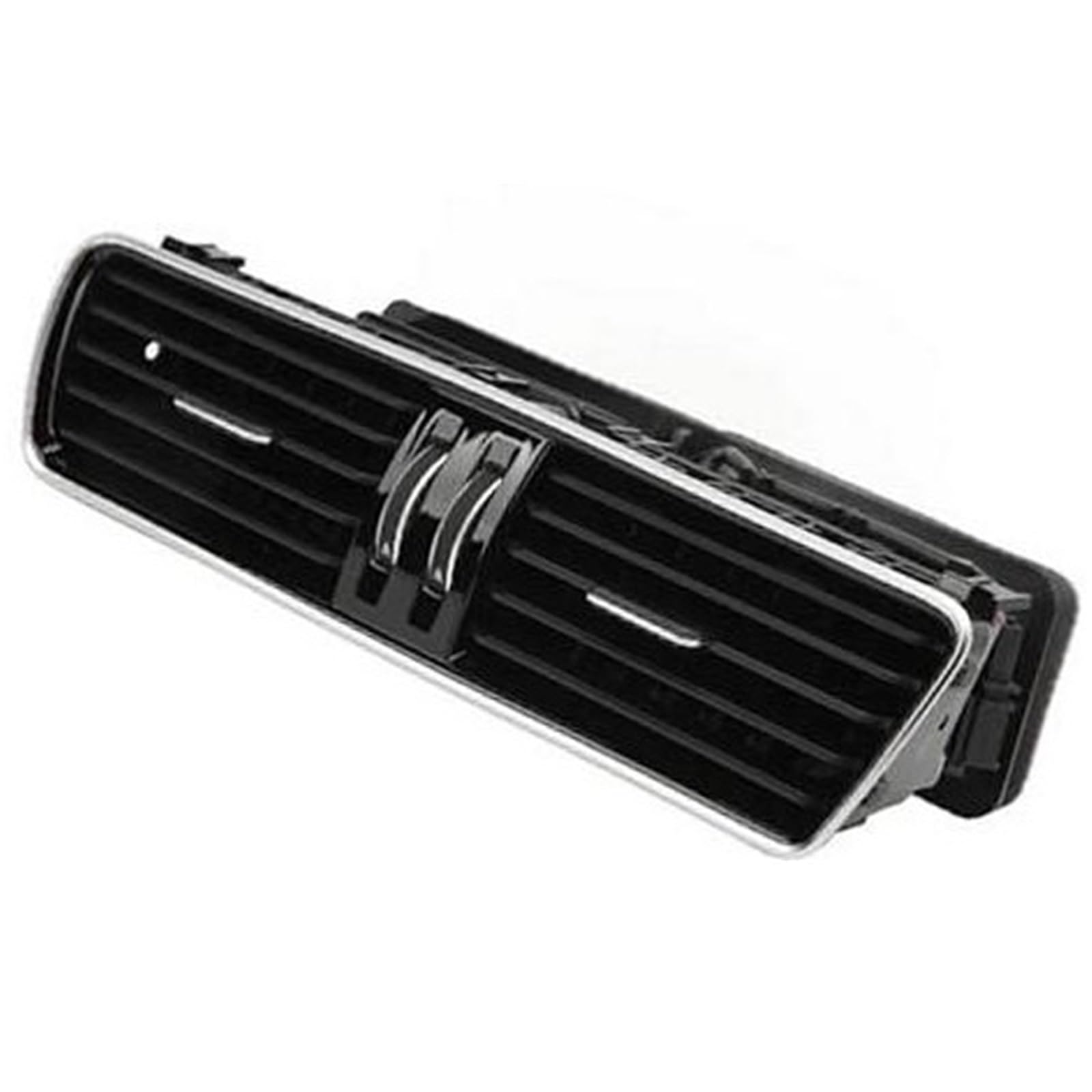 MEXWLOP for VW, for Passat, for B6 B7 CC LHD 3C1819728F 3AD819728A Schwarz Chrom Central Dashboard Air Out Vent Center Dash A/C Heizung Air Vent Auto-Lüftungsauslass von MEXWLOP