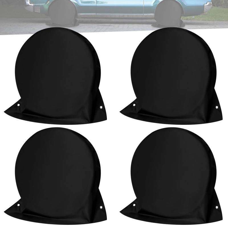 4 Stück Reifenabdeckungen, Reifentaschen, Auto Reifentaschen(Durchmesser 27 Bis 29 Inch) Für Ersatzradabdeckung Universale Radreifenabdeckung Wohnwagen, Anhänger, Wohnmobil, Aufbewahrungstasche von MEYAGOT